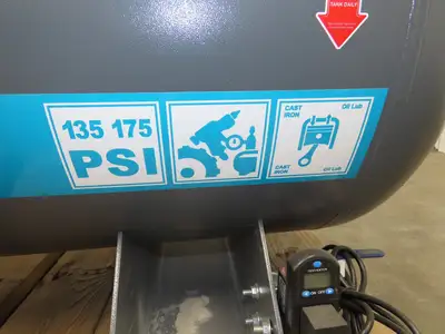 Atlas Copco CR15 Reciprocating Duplex Air Compressor 51CFM 15HP 460V 3Ph 120 Gal