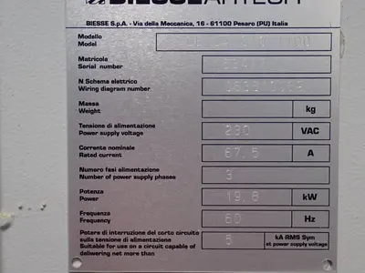 USED BIESSEARTECH LEVIA 3101100