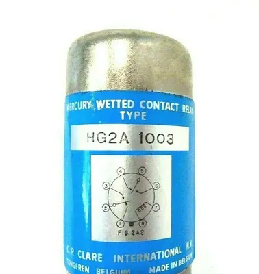 NEW C.P. CLAIRE INTERNATIONAL HG2A 1003 MERCURY WETTED CONTACT RELAY HG2A1003