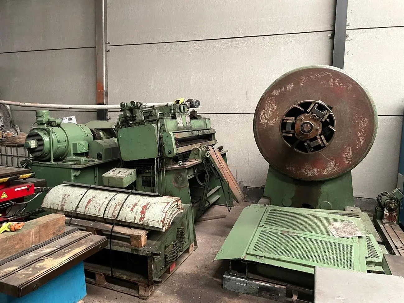 USED WEINGARTEN 1500 X 4 MM DECOILER & STRAIGHTENER