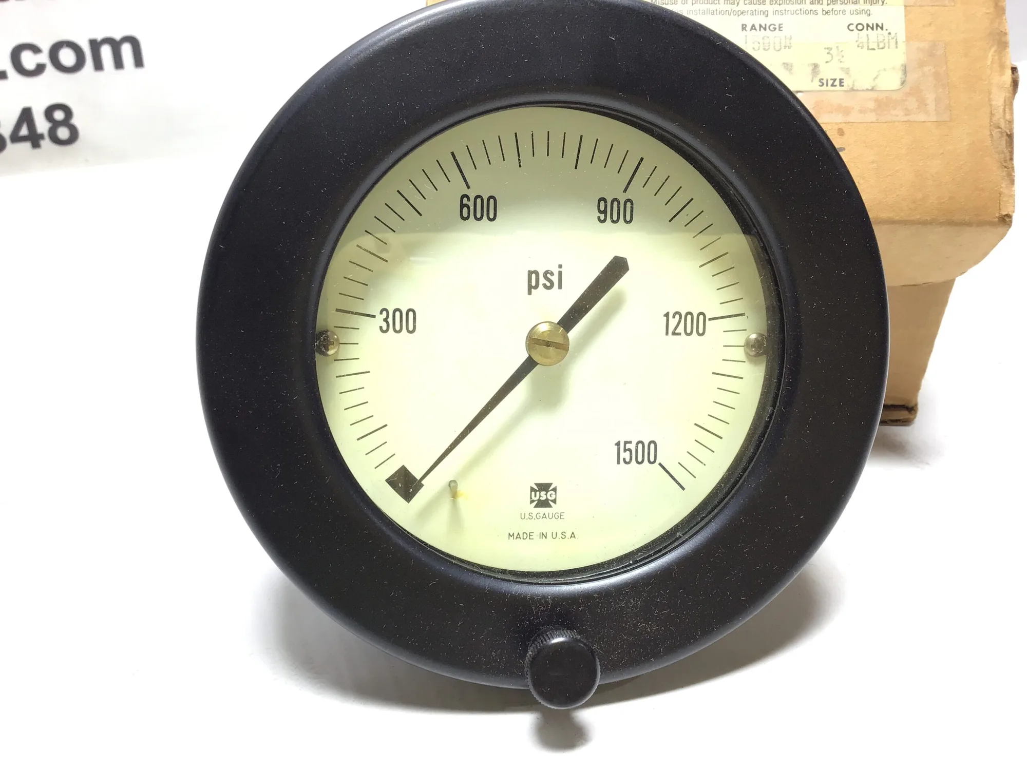 AMETEK PRESSURE GAUGE 5843 1500 PSI