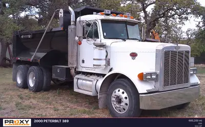 Used 2000 PETERBILT 389 Dump trucks Texas US | Proxy Equipment #1388615