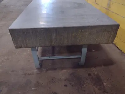 8' X 4' X 10" CHALLENGE PRECISION LAYOUT INSPECTION GRANITE TABLE: STOCK #23791