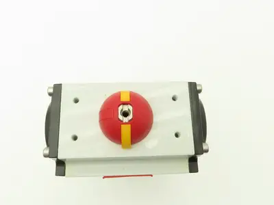 Dynaquip 1AWR5 Pneumatic Actuator with 1"NPT Stainless Ball Valve 80psi