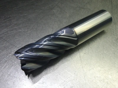 Kyocera/SGS 1" 5 Flute Carbide CR Endmill 1" Shank .010" R 38881 (LOC2180)
