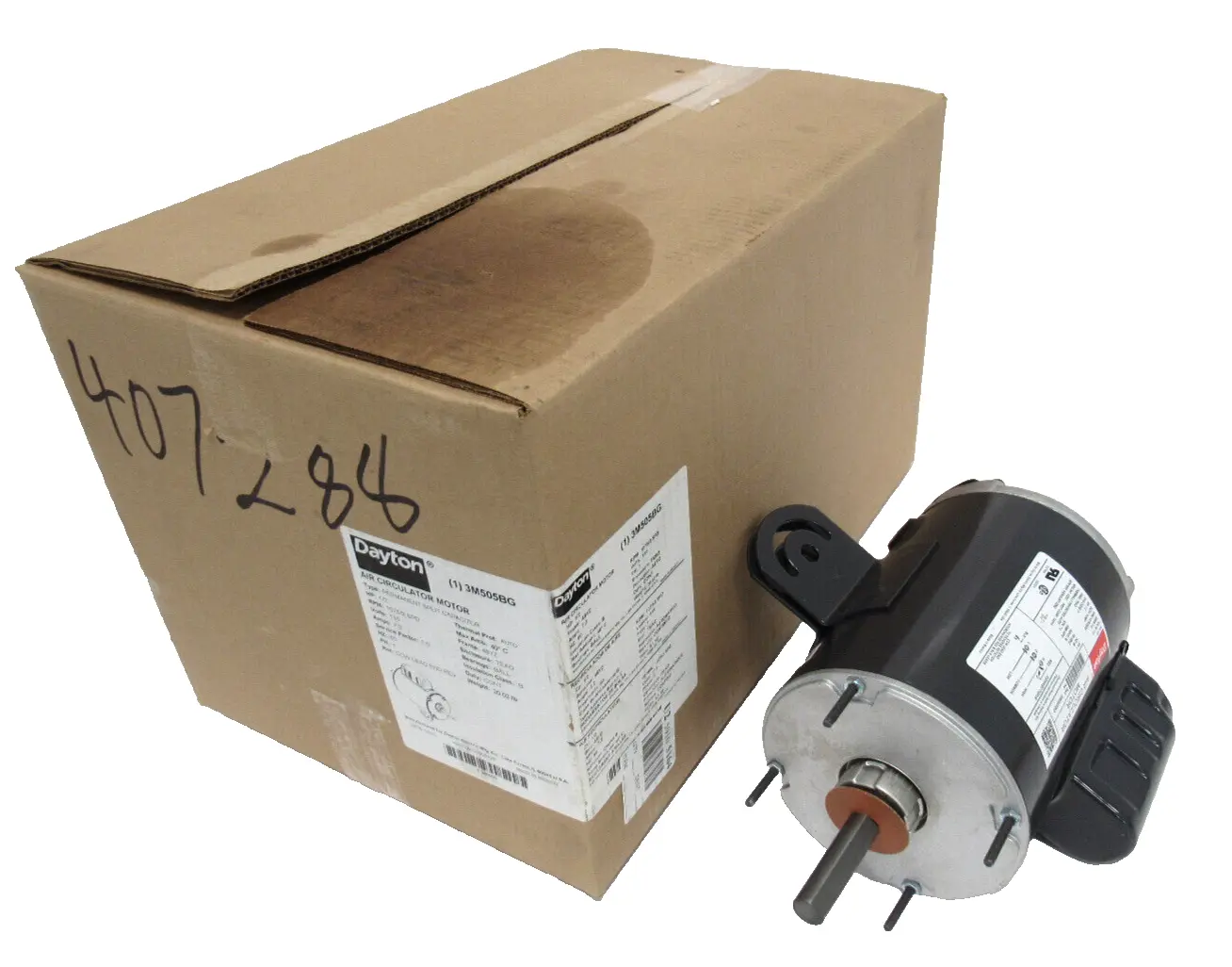 NEW DAYTON 3M505BG MOTOR 1/2HP 115V