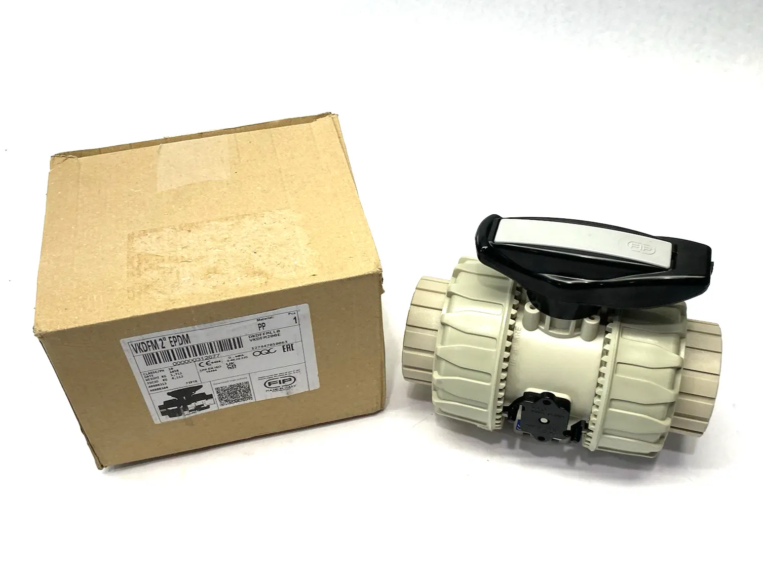 New | in-Stock FIP DUAL BLOCK® 2-WAY BALL VALVE, BSP THREADED ENDS VKDFM 2" EPDM Valves/Fittings Michigan US | Maverick Industrial Sales #1089150