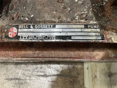 25 HP Bell & Gossett Water Pump, Series 1510