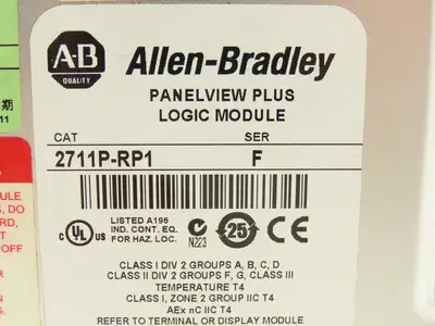 Allen Bradley 2711P-T10C4D1 HMI PanelView Plus 1000 10.4" Operator Touch Panel