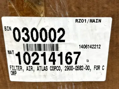 NEW ATLAS COPCO 2900-0582-00 AIR FILTER 10214167 2900058200
