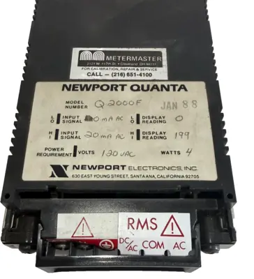 NEW NEWPORT QUANTA Q2000F PANEL METER