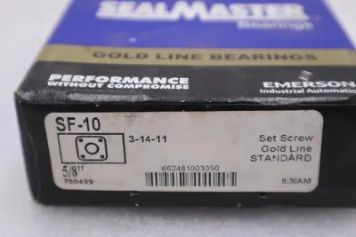 New Sealmaster SF-10 5/8" Flange Bearing STOCK H293A