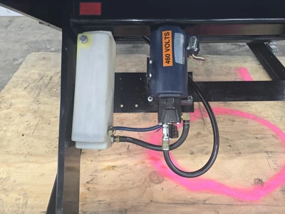 2500 LB Capacity Autoquip Series 35 Auto Scissor Lift, w/ Conveyor, 1.5 HP