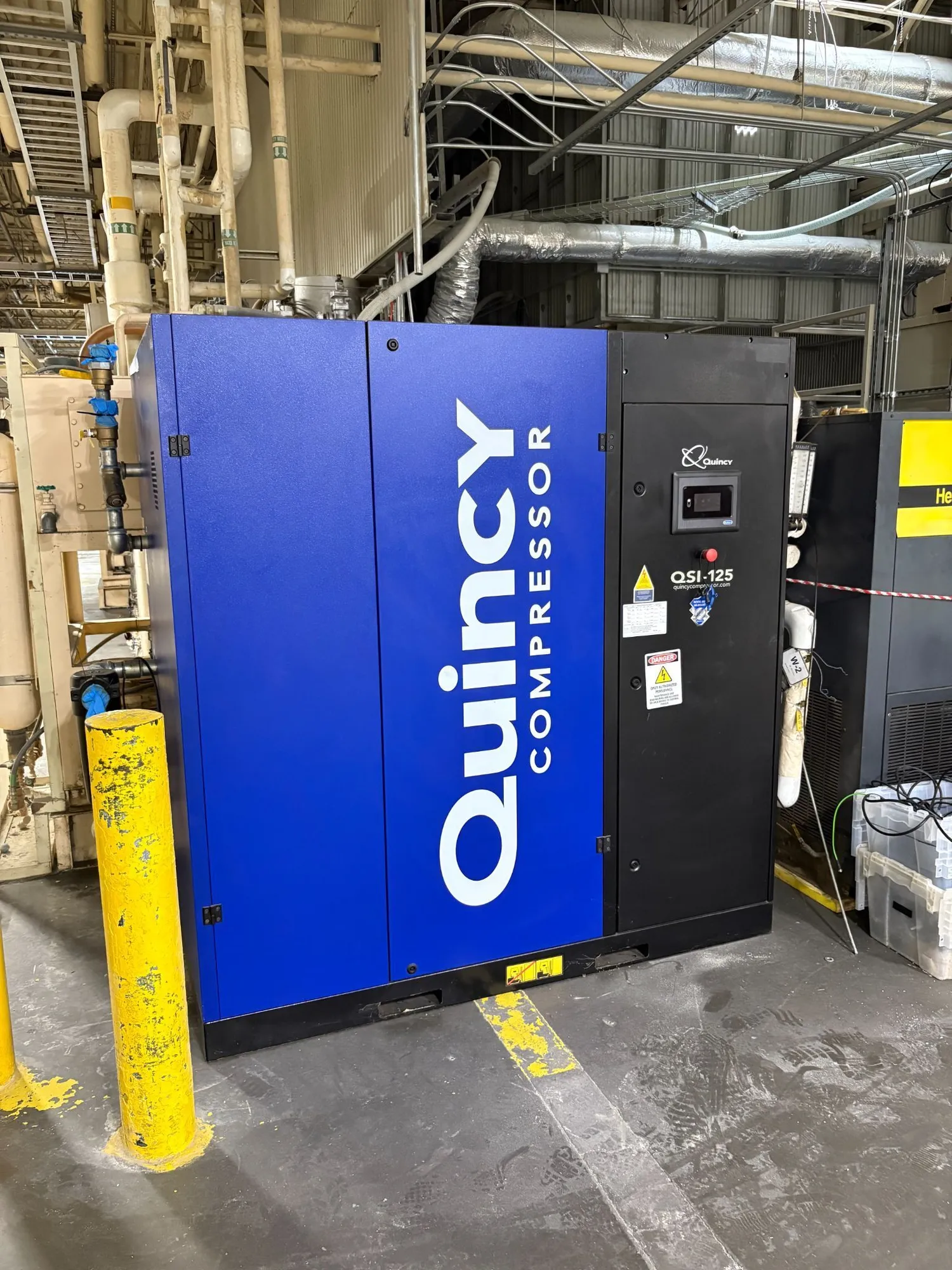Used QUINCY QSI125 Rotary Screw & Sliding Vane Air Compressors South Carolina US | ESS Industrial Equipment Sales #1337487