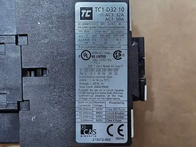Used TELEMECANIQUE TC1D3210 Switchgears British Columbia CA | Lenmark #1438449