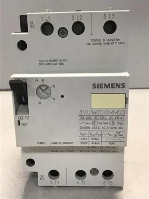 USED SIEMENS 3VU1600-0MM00