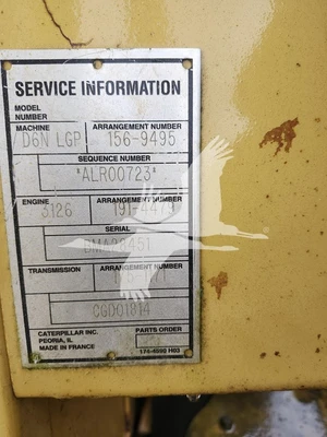 USED 2006 CATERPILLAR D6N LGP