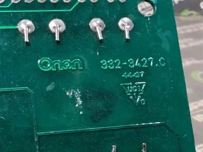 Onan 332-3427.C Power Distribution Board 300-4750-01-ES Used