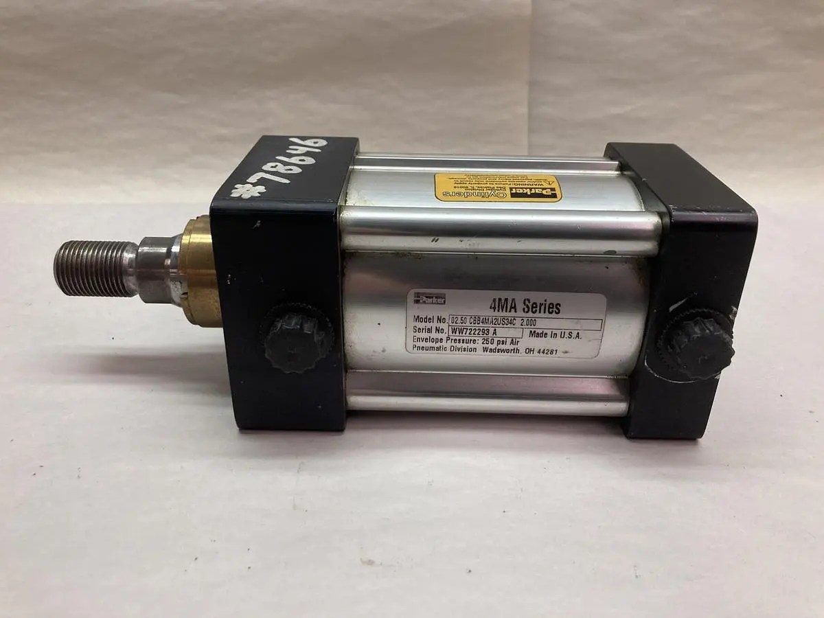 Used PARKER CBB4MA2US34C Pneumatic Cylinders Ohio US | Surplus Asset Holdings #1246265