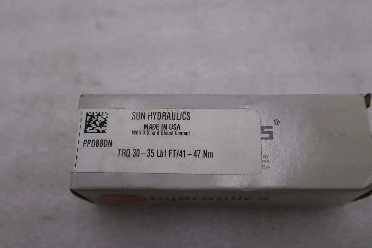 SUN Hydraulics PPDB8DN CARTRIDGE PILOT-OPERATED - STOCK GF364A
