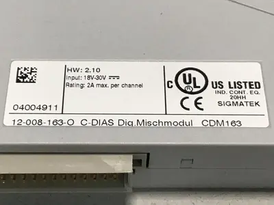 USED SIGMATEK 12-008-163-O CDM163