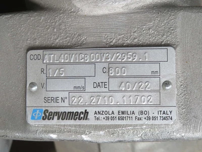 Used SERVOMECH _UNKNOWN_ Linear Actuators Texas US | OCO Industrial #1727688