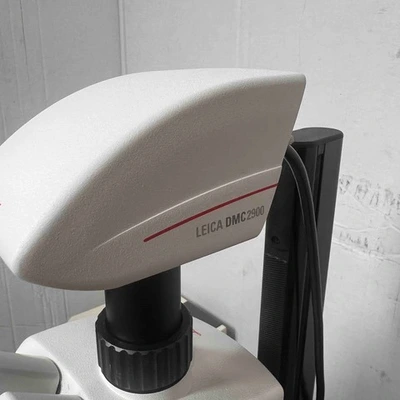 Item# L209 Leica MZ12.5 Stereo Microscope, Camera, Lightsource