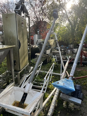 Astwell M/S Auger Conveyor 90 mm dia x 3800 mm long 2.2 kw