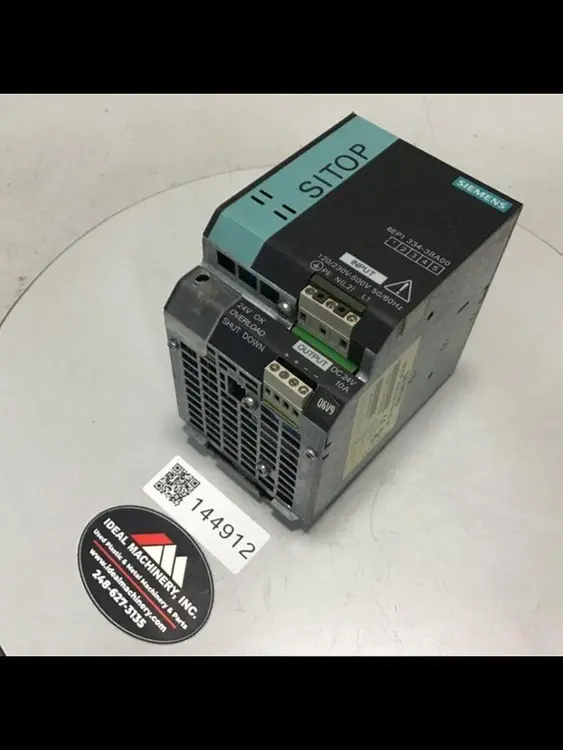 Used SIEMENS 6EP1 334-3BA00 Input / Output Modules Michigan US | Ideal Machinery #691216