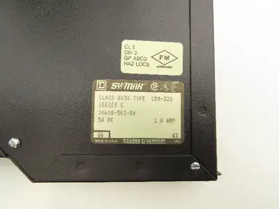 Square D CRM-222 PLC SY/MAX Interface Slot Card Module Lot of 4