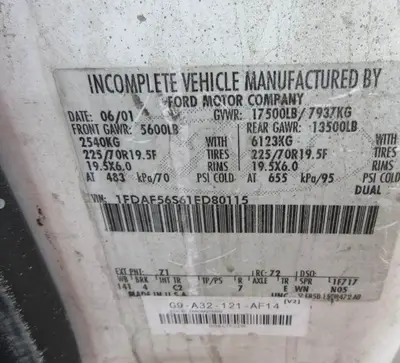 Used 2001 FORD F-550 Misc Trucks Utah US | Global Remarketing #1285355