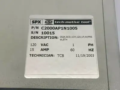 Used GSE Tech-Motive C2000AP1N1005 Electronic Assembly Tools Michigan US | Maverick Industrial Sales #1460867