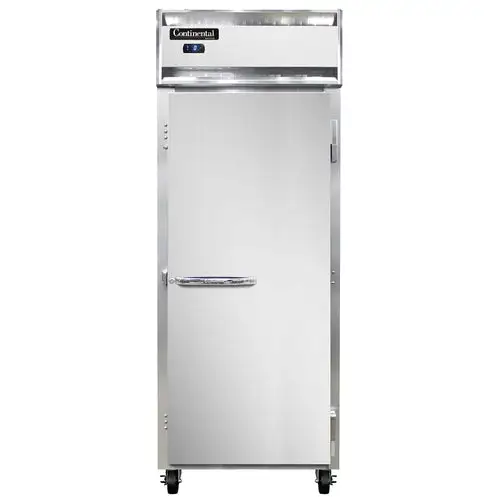 Continental 1FESN 28 1/2" One Section Reach In Freezer, (1) Right Hinge Solid Door, 115v