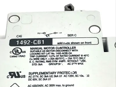 USED ALLEN BRADLEY 1492-CB1G150