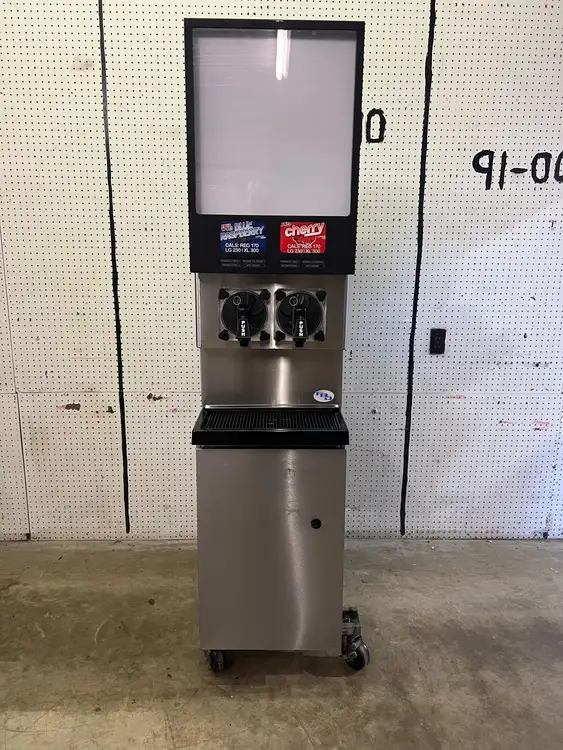 Used FBD MFG Used 2022 FBD 772 Two Barrel Frozen Beverage Drink Slushie Machine 230V As Is Slushie Machines Illinois US | Falcon Restaurant Supply #1375125