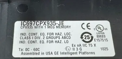 USED GE FANUC IC697CPX935