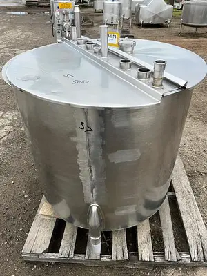Tank, 175 Gallon, Stainless Steel, Dual Compartment, #S744974