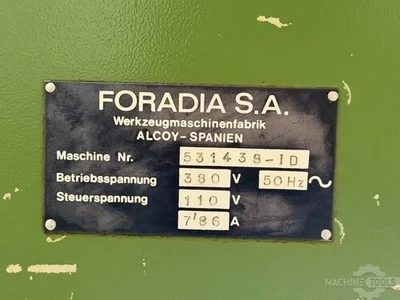Used 1991 FORADIA GR 50/1200 Radial Drills NL | Mach 4 Metal #1377387