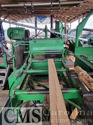 USED COMPLETE SCRAGG SAWMILL SCRAGG, CAMBIO DEBARKER, CHIPPER