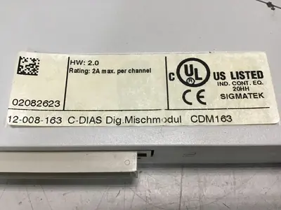 USED SIGMATEK CDM163 12-008-163