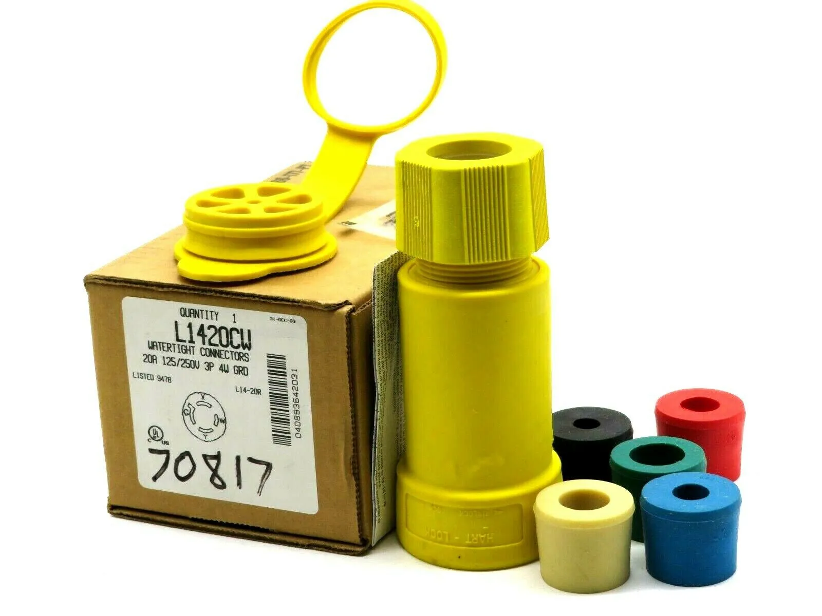 NEW COOPER EATON CORPORATION L1420CW WATERTIGHT CONNECTOR L14-20R