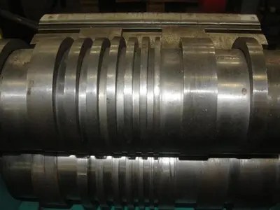 8255-200 GoldPro® /M. Violi Machine Co. 11″ Gang Type Metal Slitting Machine for Thin Metal Strip