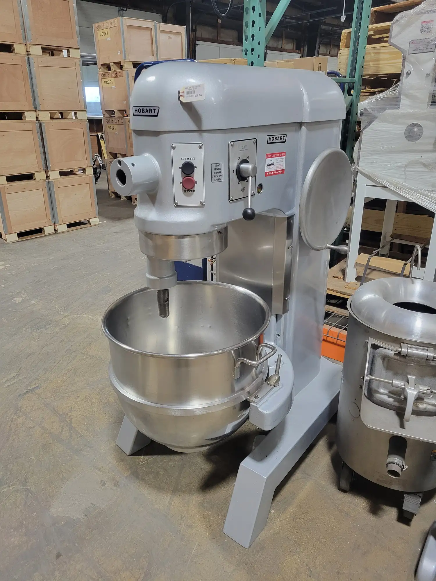 HOBART 80 Qt MIXER Used L 800 1 Phase, 1.5 HP