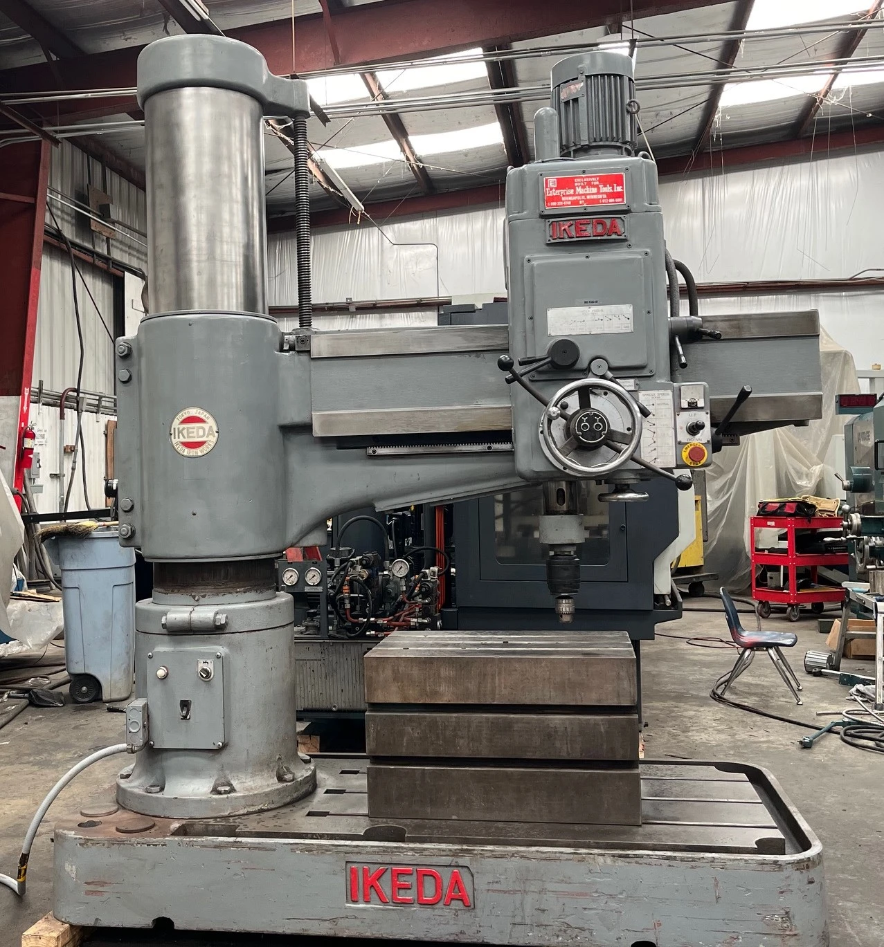 IKEDA 
			4’ RADIAL ARM DRILL