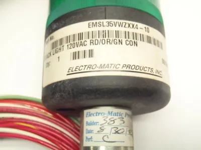 EMSL35VWZXX4-10 | Electro-Matic Telemecanique  LED Stack Light Red Orange Green - New Other