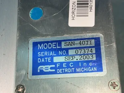 Used 2003 FEC INC SAN40II Servo Drives Ohio US | HGR 24 #1301668