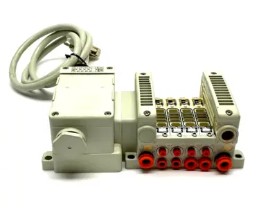 VV5QC21-04N3TD0-S | SMC  Base Mounted Terminal Plug-In Manifold - Used