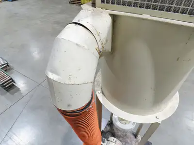 Cincinnati Fan PB-15A Cyclone Dust Collector Mesh Filter 5Gal 2600cfm 10Hp 112"H