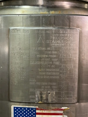 Used _UNKNOWN_ _UNKNOWN_ Autoclaves, Reactors & Kettles Ohio US | Federal Equipment Company #1336476