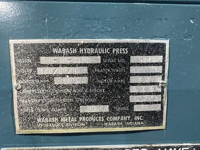 USED WABASH WABASH 30-10-STMB PRESS